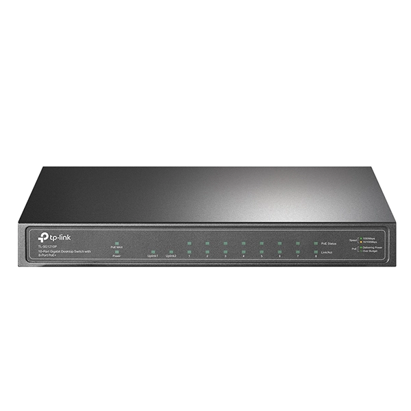 Switch TP-Link TL-SG1210P 10 ports Gigabit avec 8 ports PoE+