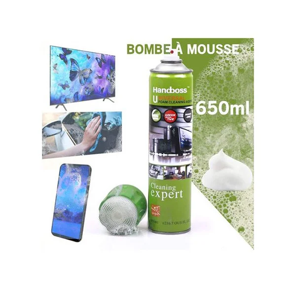 Handboss Bouteille 650ml Nettoyage Mousse spray PC Surface Cleaner