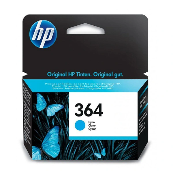 Cartouche d'encre HP 364 Cyan d’origine CB318EE