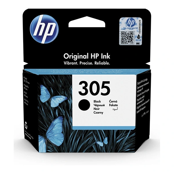 [WP-8662] Cartouche d'encre HP 305 Noir d'origine 3YM61AE