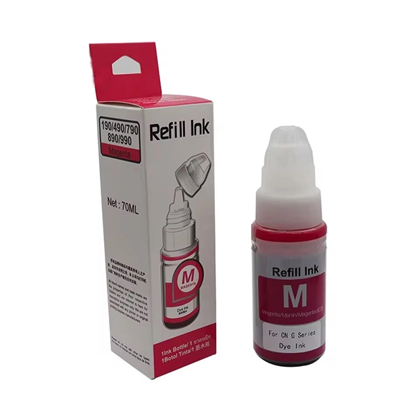 Bouteilles d'encre Refill Ink Printer Magenta compatible avec CANON PIXMA G1400 G1410 G1411 G2410 G2400 G2411 G3400 G3410 G3411 G4400 G4411