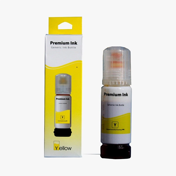 Bouteilles d'encre Refill Ink Printer Jaune compatible avec Epson L3110, L3150, L3115, L3116, L3101, L1110, L3151, L3152, L3156, L5190