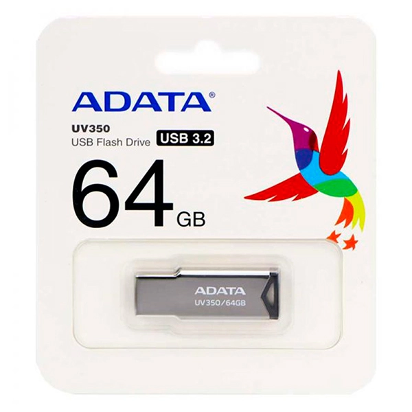 [AUV350-64G-RBK] Clé USB ADATA UV350 - 64 Go - USB 3.2 - Noir