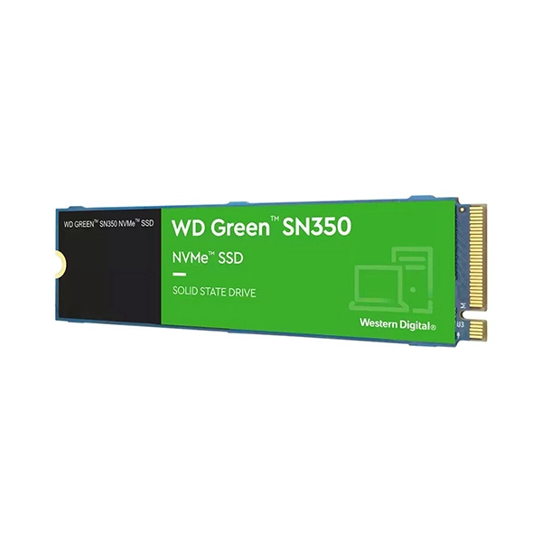 Disque dur interne SSD WD Green SN350 M.2 2280 PCIe Gen3 x4 NVMe 250 Go WDS250G2G0C
