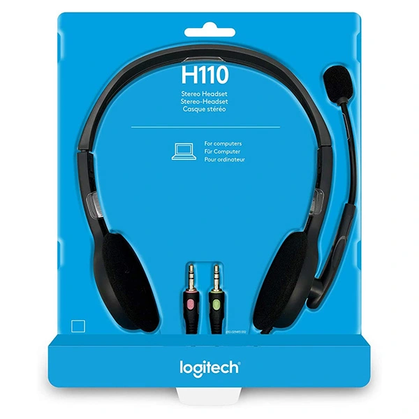 [981-000271] Casque stéréo Logitech H110 Jack 3,5 mm 981-000271
