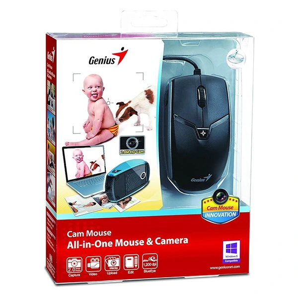 [31010169101] Souris Genius Cam avec caméra HD 2,0M 720P intégrée 31010169101