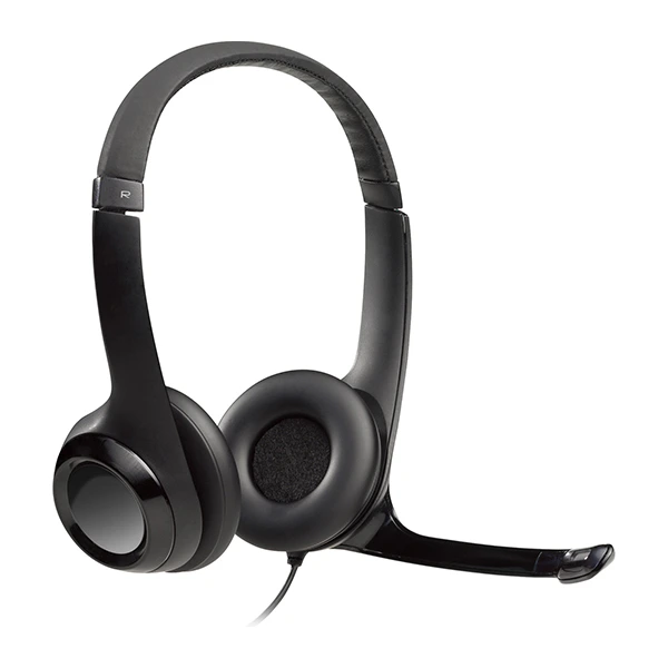 [WP-9932] Casque Logitech H390 avec microphone anti-parasite - USB 981-000406