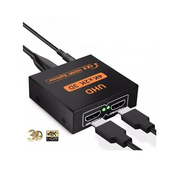 [WP-10171] HDTV Splitter 1x2 Hdmi 4k, Affichage Multiple 1 Port Hdmi Vers 2 TV Sat Play
