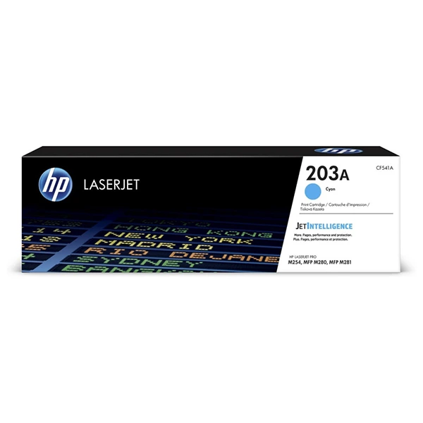 [CF541A-ORANGE] Toner HP 203A Cyan origine - CF541A