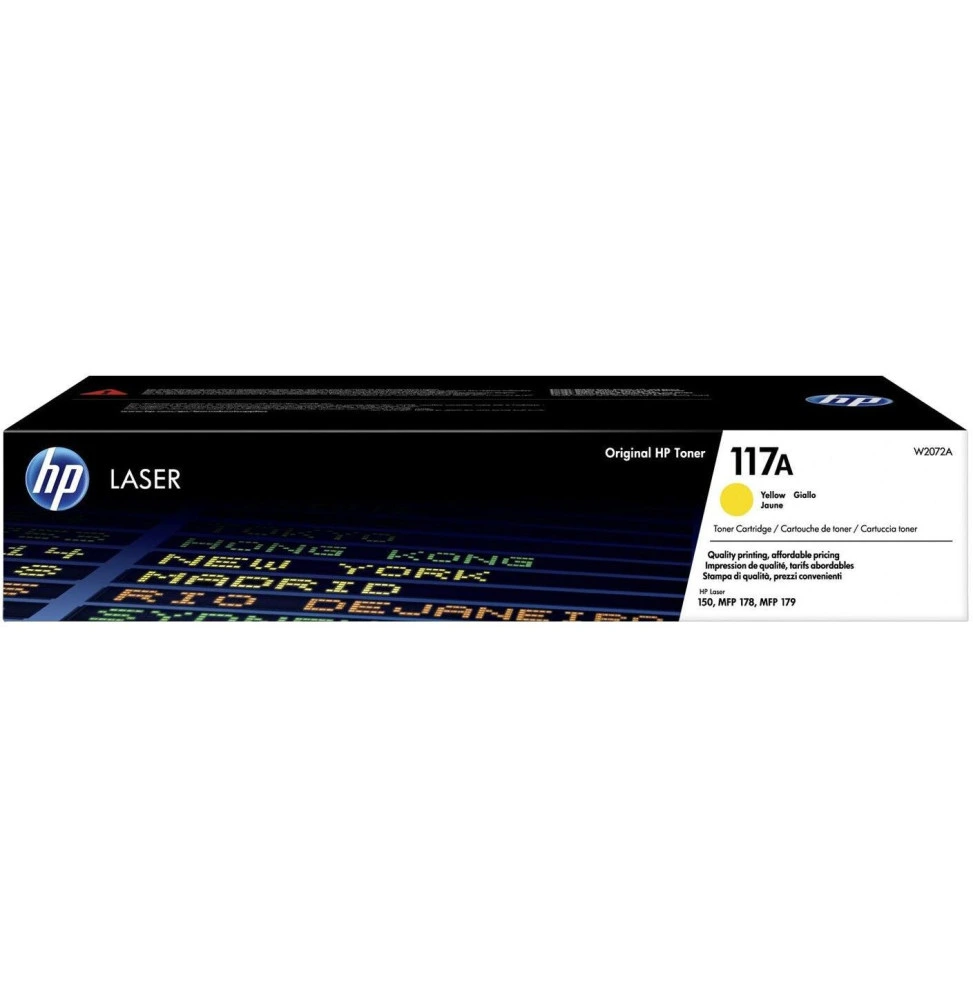 [W2072A-ORIGINE] Toner HP 117A Jaune origine - W2072A