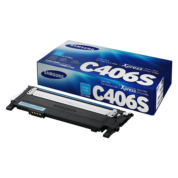 Toner Samsung CLT-C406S Cyan Origine - ST986A