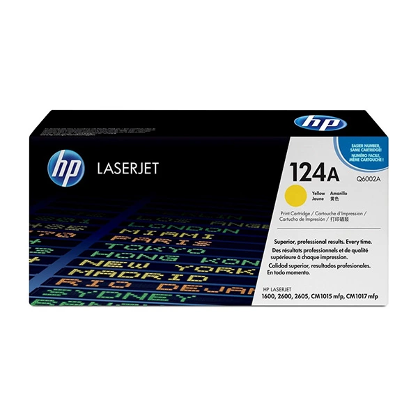 [Q6002A] Toner HP 124A Jaune origine - Q6002A
