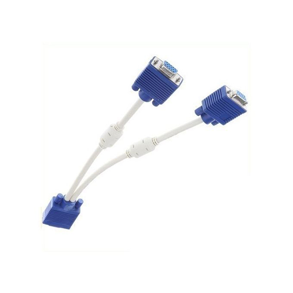 [VGA TO 2VGA] Câble VGA Double Écran : Connectez un Moniteur Bi-écran avec VGA vers 2 VGA