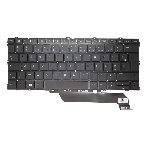 Clavier pour HP ELITEBOOK X360 1030 G2 / 1030 G3 / 1030 G4 FRANÇAIS AZERTY + rétro-éclairage - L05085-051