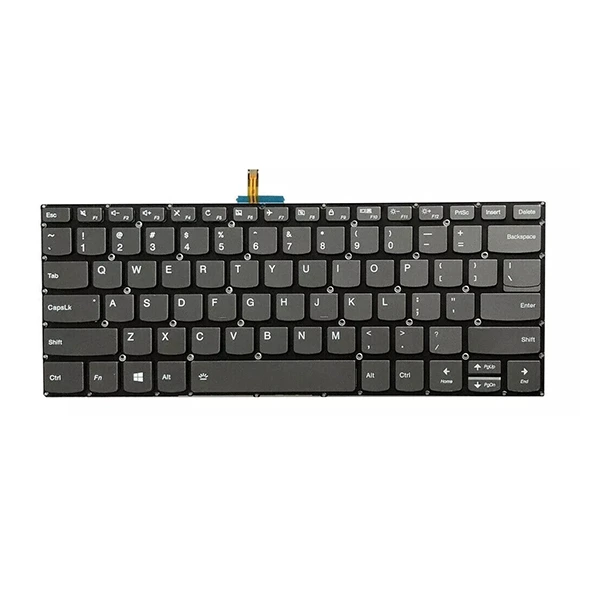 Clavier pour IdeaPad Small Trend 7000 7000-14 120s-14IAP 320-14 320S-14IKB V330-14IKB 520-14IKB Touches grises - PC4CB-US