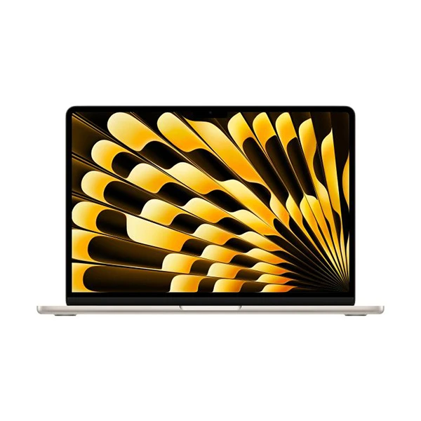 Apple MacBook Air Apple M3 CPU 8-core GPU 8-core (13.6") 16 Go 256 Go SSD - Beige - MC8J4T/A