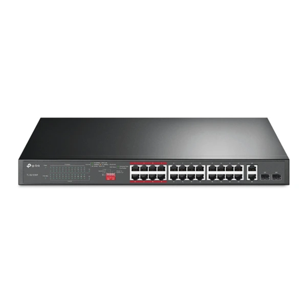Switch TP-LINK TL-SL1226P : 24 Ports 10/100 Mbps, 2 Ports Gigabit et 2 Slots SFP Combo - TL-SG1024D