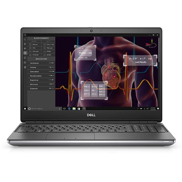 Dell Precision 7550 Mobile Workstation - Xeon W-10885, 64 Go RAM, Quadro RTX 4000, SSD 1 To, Écran 15,6" FHD 500 nits - nd9p8