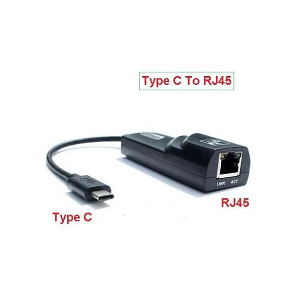 [WP-13993] Adaptateur USB-C vers RJ45 Ethernet 1000 Mbps - Connexion Réseau Rapide et Portable
