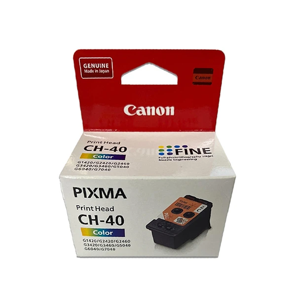 [3430C001AA] Tête d'impression Canon CH-40 Color EMB (3430C001AA) - Compatible avec Canon Pixma G1420, G2420, G2460, G3420, G3460, G5040, G6040, G7040