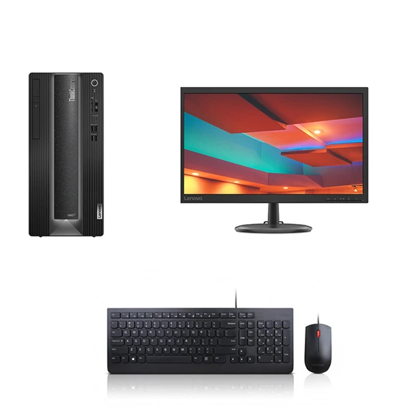 Lenovo ThinkCentre Neo 70T Gen 3 – Intel® Core™ i5-12400, 8 Go DDR5, 512 Go SSD, Écran 21,5" Full HD - 11YT-S00500