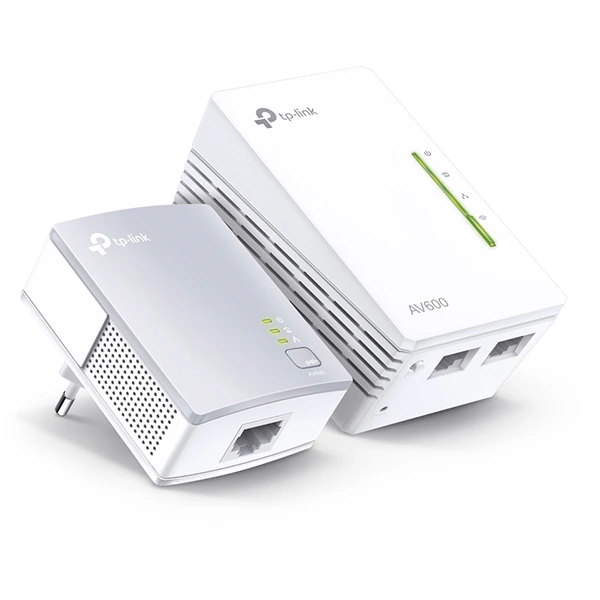 Pack CPL TP-Link TL-WPA4220KIT - AV600 + WiFi N 300 Mbps, 2 Ports Ethernet, Bouton WiFi Clone, Portée 300m - TL-WPA4220