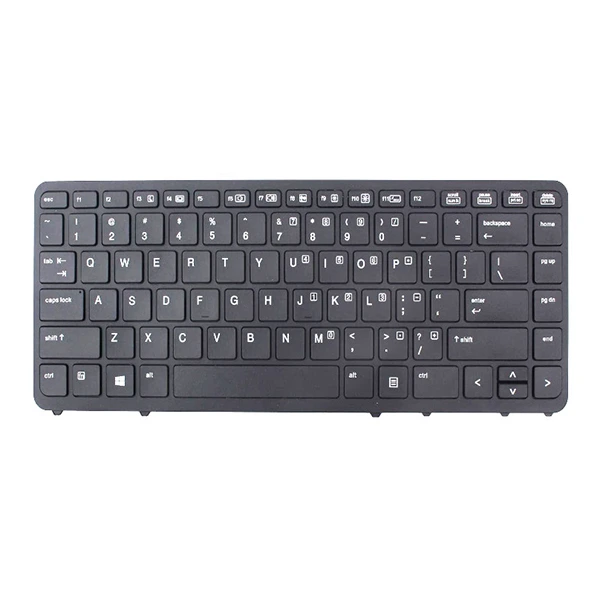 Clavier HP EliteBook QWERTY Noir pour 840 G1 / 850 G1 / 840 G2 / ZBook 14