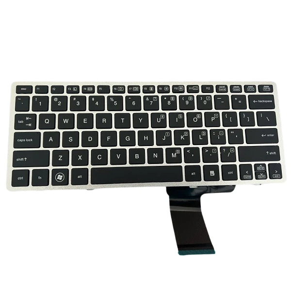 Clavier HP Elitebook 2570P - QWERTY Rétroéclairé, Multimédia et Haute Durabilité
