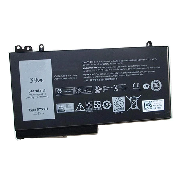 Batterie Dell Latitude 3150/3160 & Série E5250, E5450, E5550 - Remplacement 9P4D2/09P4D2 Lithium-Ion RYXXH 11.1V 38Wh