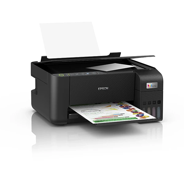 Imprimante Multifonction Jet d’Encre Epson EcoTank L3250 - Réservoirs Rechargeables, Wi-Fi, Impression Haute Résolution 5760 dpi, Jusqu’à 8100 Pages en Noir