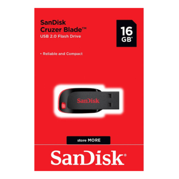 [SDCZ50] Clé USB SanDisk Cruzer Blade 16GB – Stockage Portable Fiable