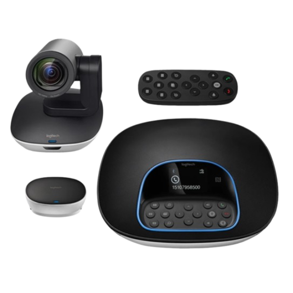 [2530ZBY000Q9] Logitech GROUP – Système de Visioconférence HD pour Salles de Réunion Moyennes à Grandes