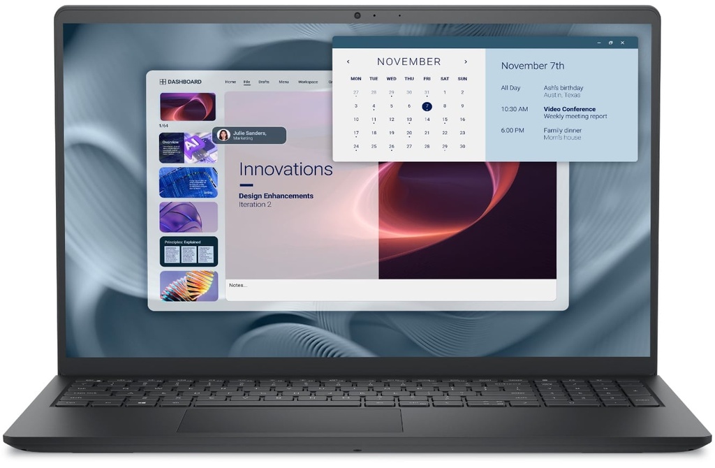 [DV15250] Dell Pro 15 Essential DV15250 (PV15250-I7-UBU) – Intel Core i7 13e Génération – 15,6" – 16 Go RAM – 512 Go SSD
